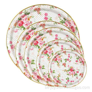 High-quality round plastic tray, made of PP+CACO3, full printingNew